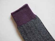 画像2: ayame' クロッシェ編みsocks (men's) (2)