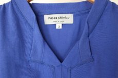画像3: masao shimizu 変形VネックTシャツ (3)