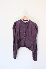 画像1: DECO depuis 1985 FLOWER PRINT VELVET TOPS (1)