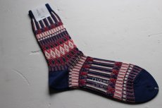 画像1: ayame' Basket lunch  socks (men's) (1)