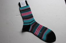 画像1: ayame' ギザギザノコギリ socks (men's) (1)