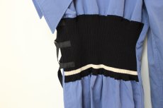 画像3: KISHIDAMIKI one shoulder shirt dress (3)