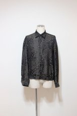 画像1: ETHOSENS Volume Jacquard shirt (1)