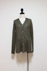 画像1: venit SHIRRING KNIT V NECK CARDIGAN (1)