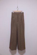 画像1: venit GUNCLUB CHECK WIDE PANTS (1)