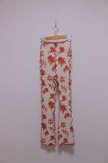 画像1: DECO depuis 1985 BOTANICAL PRINT UNEUNE PANTS (1)