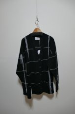 画像1: YUKI SHIMANE Hand Stitched Loose-fit Cardigan (1)