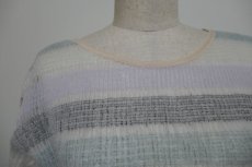 画像2: YUKI SHIMANE Shirring Border knit Pullover (2)