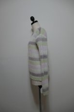 画像5: YUKI SHIMANE Shirring Border knit Pullover (5)
