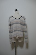 画像5: YUKI SHIMANE Shirring Border knit Pullover (5)