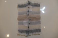 画像1: YUKI SHIMANE Shirring Border knit Bustier (1)