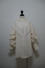 画像1: DECO depuis1985 FRILL SLEEVE SHIRTS (1)