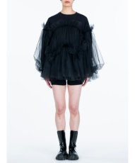 画像6: VIVIANO Swell Tulle Sweat Shirt (6)