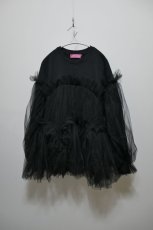 画像1: VIVIANO Swell Tulle Sweat Shirt (1)