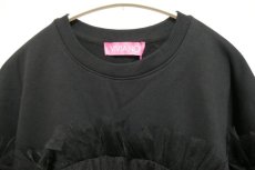 画像2: VIVIANO Swell Tulle Sweat Shirt (2)