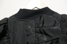 画像6: VIVIANO Ruffle Long Bomber Jacket (6)