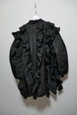 画像5: VIVIANO Ruffle Long Bomber Jacket (5)