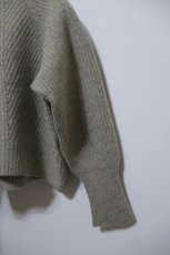 画像4: YUKI SHIMANE Wholegarment Half-Milano Rib Sweater (4)