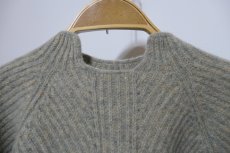 画像2: YUKI SHIMANE Wholegarment Half-Milano Rib Sweater (2)