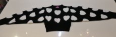 画像4: VIVIANO Heart Pattern Sweater (4)