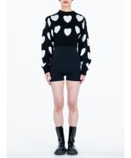 画像8: VIVIANO Heart Pattern Sweater (8)