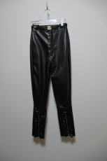 画像1: DECO depuis1985 FRONT FRILL ZIP TIGHT PANTS (1)