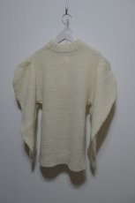 画像5: DECO depuis1985 PUFF SLEEVE SLIT KNIT (5)