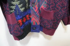 画像3: YEAH RIGHT!! SWITCHING KNIT CARDIGAN(COSBY SWEATER) (3)