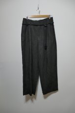 画像1: ETHOSENS Linen squeeze slacks (1)