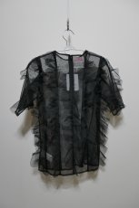 画像3: VIVIANO  Tulle Ruffle Top  (3)