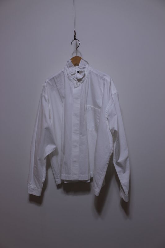 NATIVE VILLAGE Frill stand over shirt